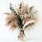 Green Pampas Grass Boho Bouquet – Exquisite Lavender and Eucalyptus Dried Flower Arrangements for Western Boho Decor – Rustic Flowers for Your Bohemian Home, Bedroom, and Wedding Table Décor